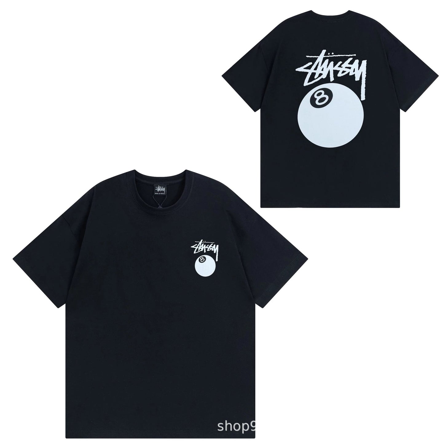 Stussy 8 Ball Pigment Dyed Tee
Black